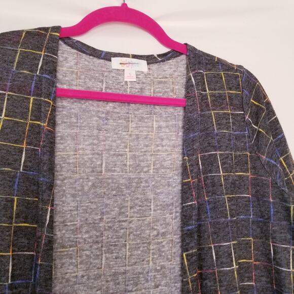 NWOT's - LuLaRoe Long Cardigan Duster Open Front Long Sleeves Multicolor Size S - Picture 2 of 9